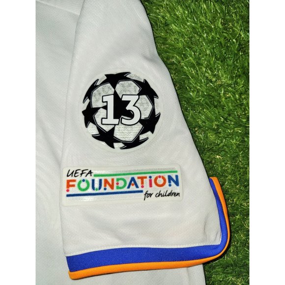 Kroos Real Madrid 2021 2022 UEFA FINAL Home Soccer Jersey Shirt XL SKU# GQ1359 - Picture 5 of 8